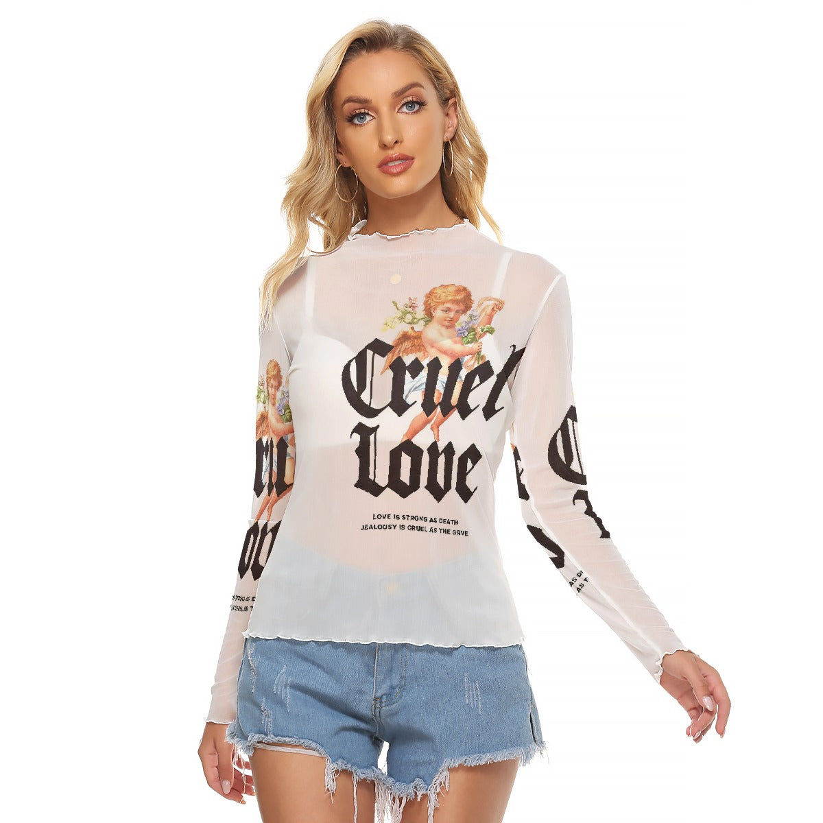 All-Over Print Women's Mesh T-shirt