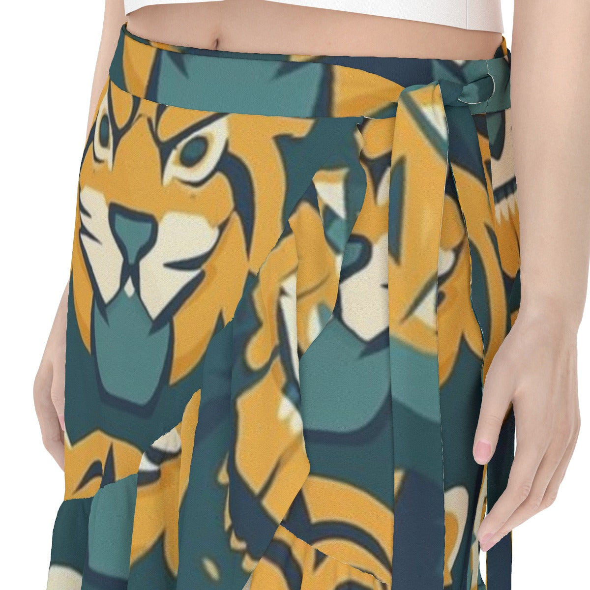 All-Over Print Women's Wrap Skirt