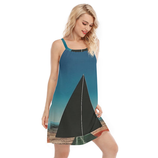 All-Over Print Women's Sleeveless Cami Dress