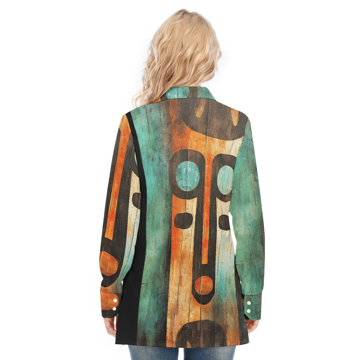 All-Over Print Women's Long Shirt