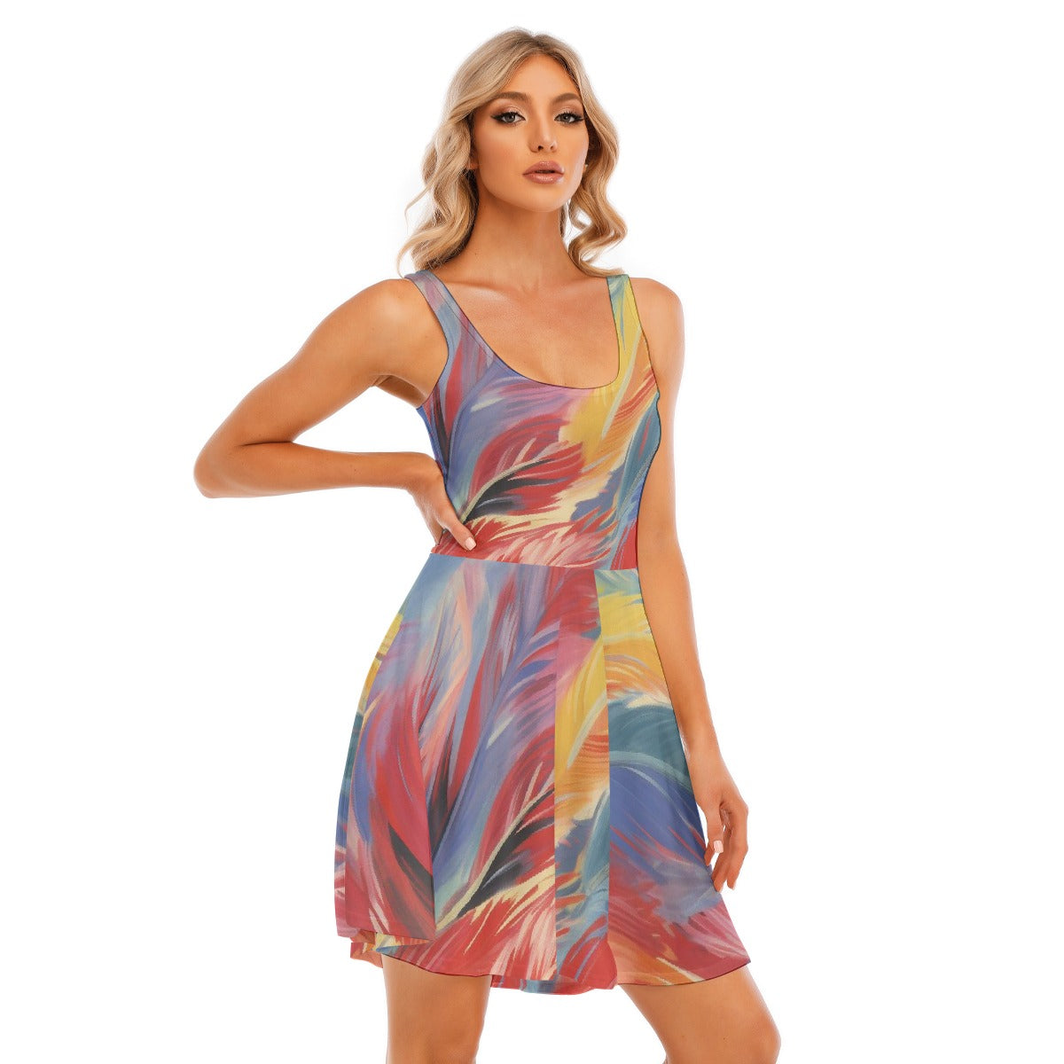 All-Over Print Women's Tank Vest Dress