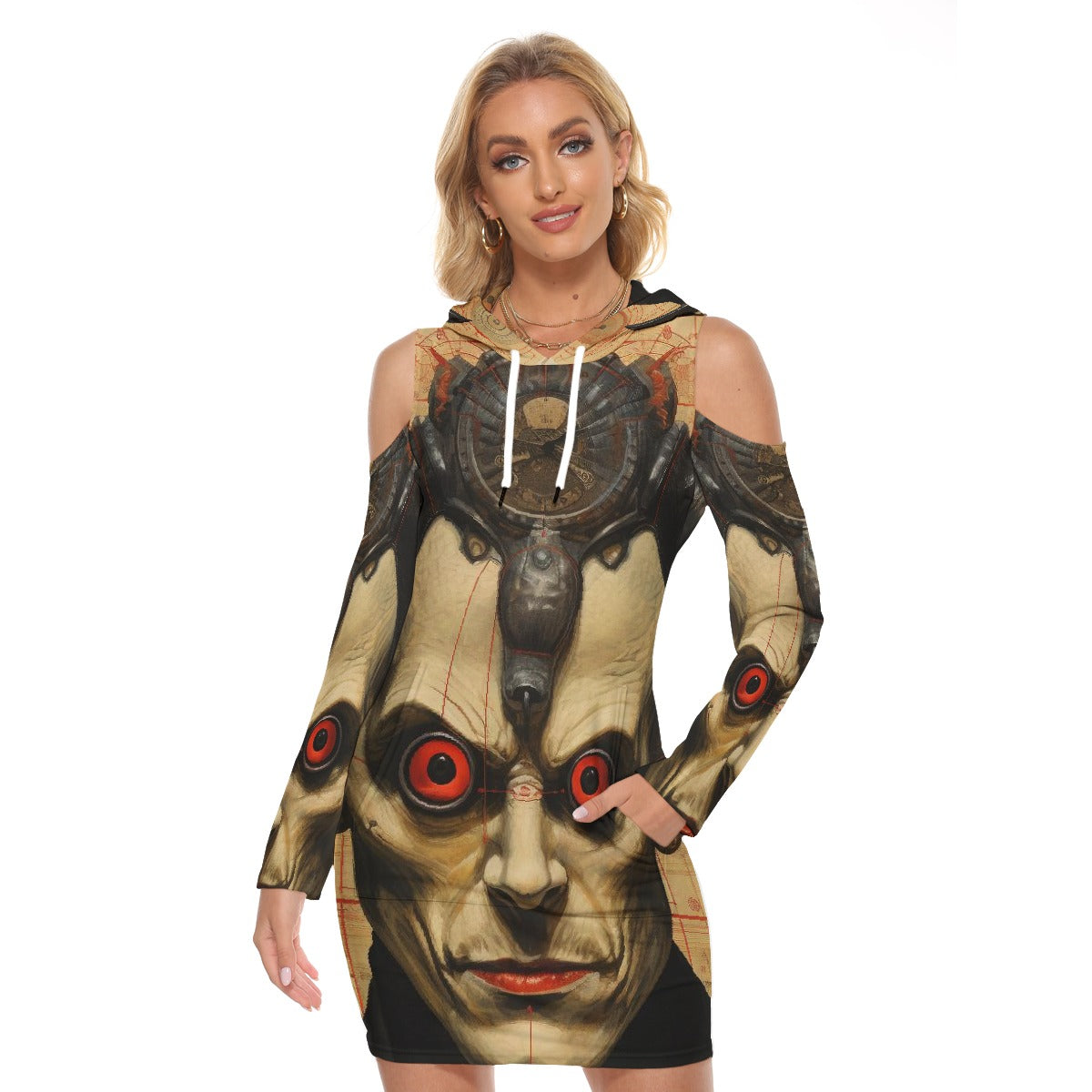 All-Over Print Women's Tight Dress