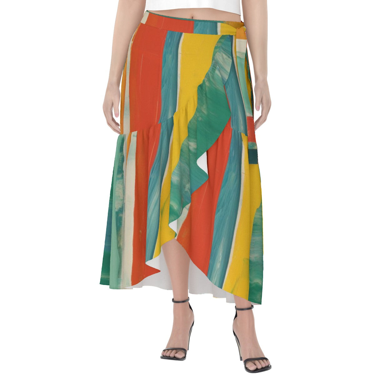 All-Over Print Women's Wrap Skirt