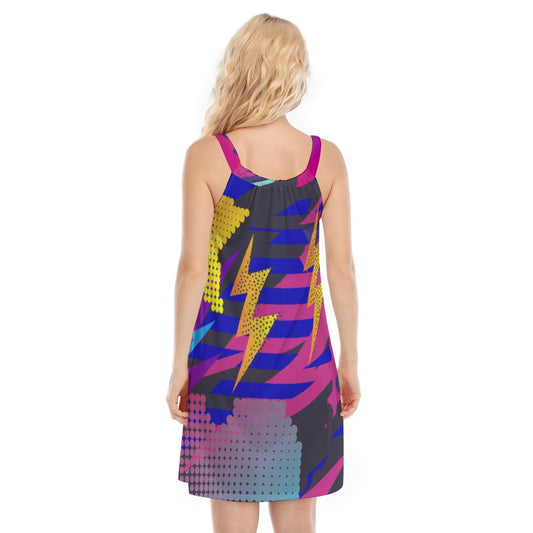 All-Over Print Women's Sleeveless Cami Dress