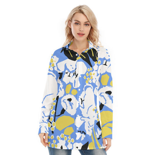 All-Over Print Women's Long Shirt