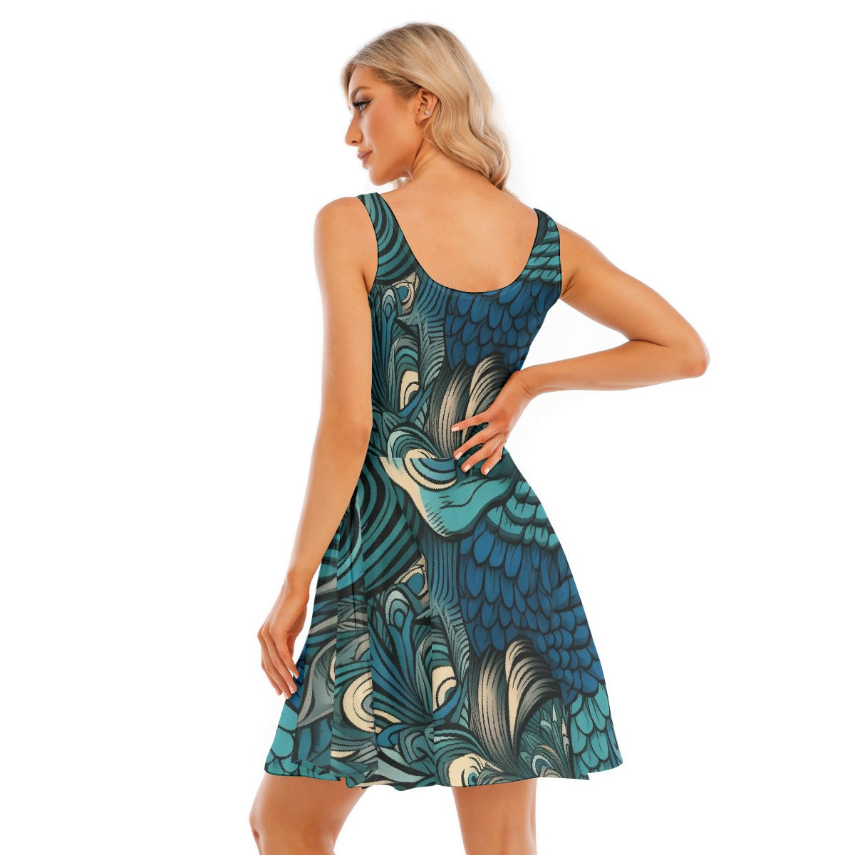 All-Over Print Women's Tank Vest Dress