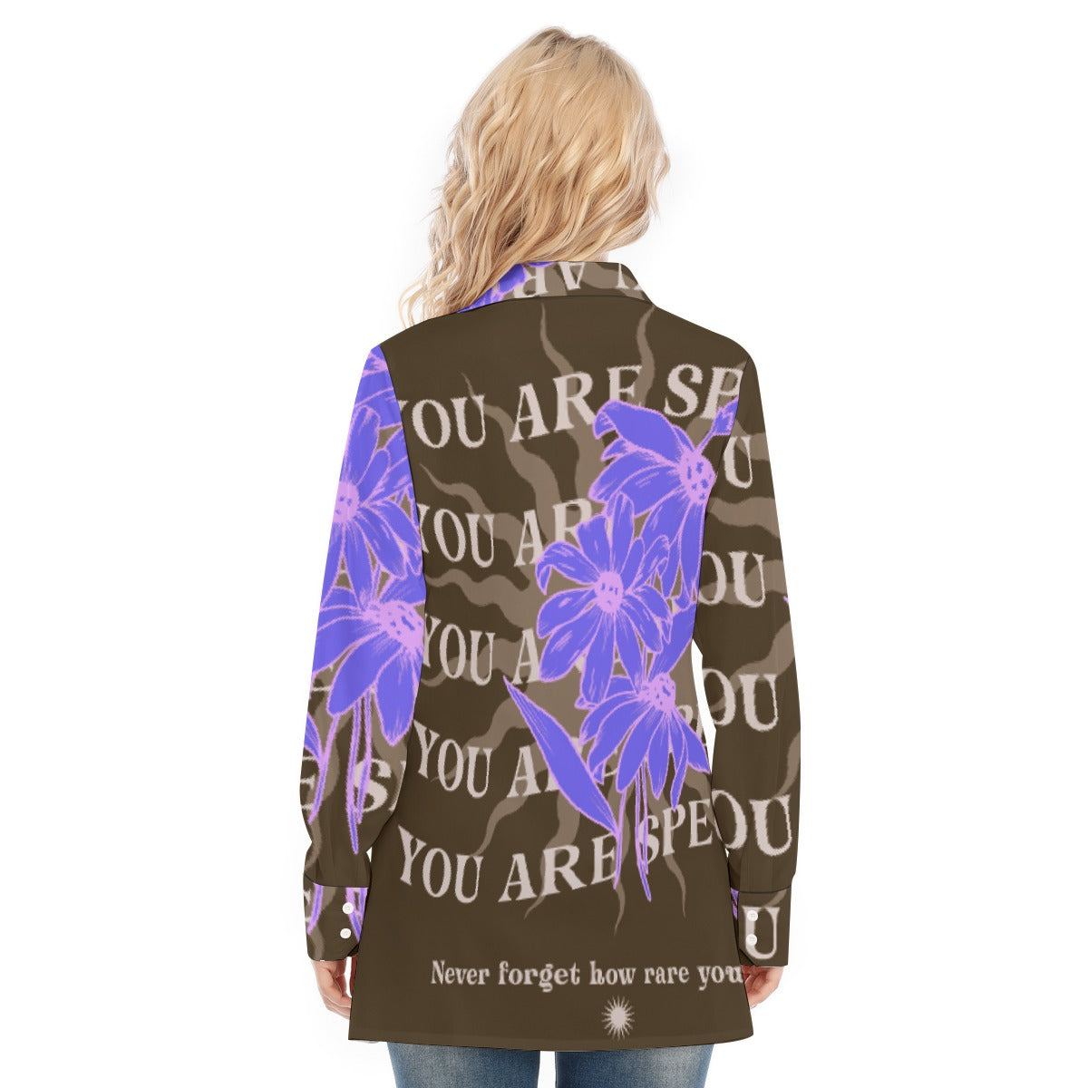 All-Over Print Women's Long Shirt