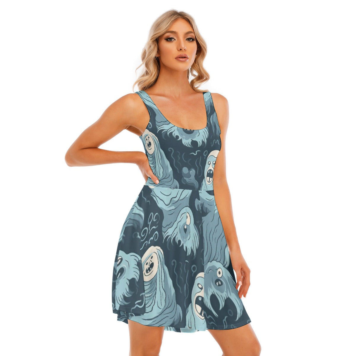 All-Over Print Women's Tank Vest Dress