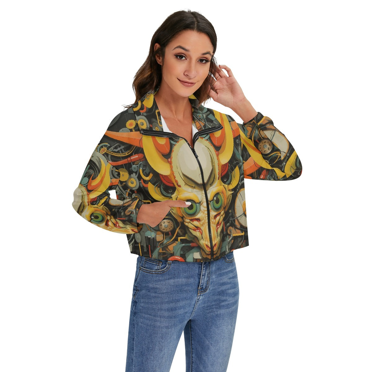 All-Over Print Women's Zip Jacket