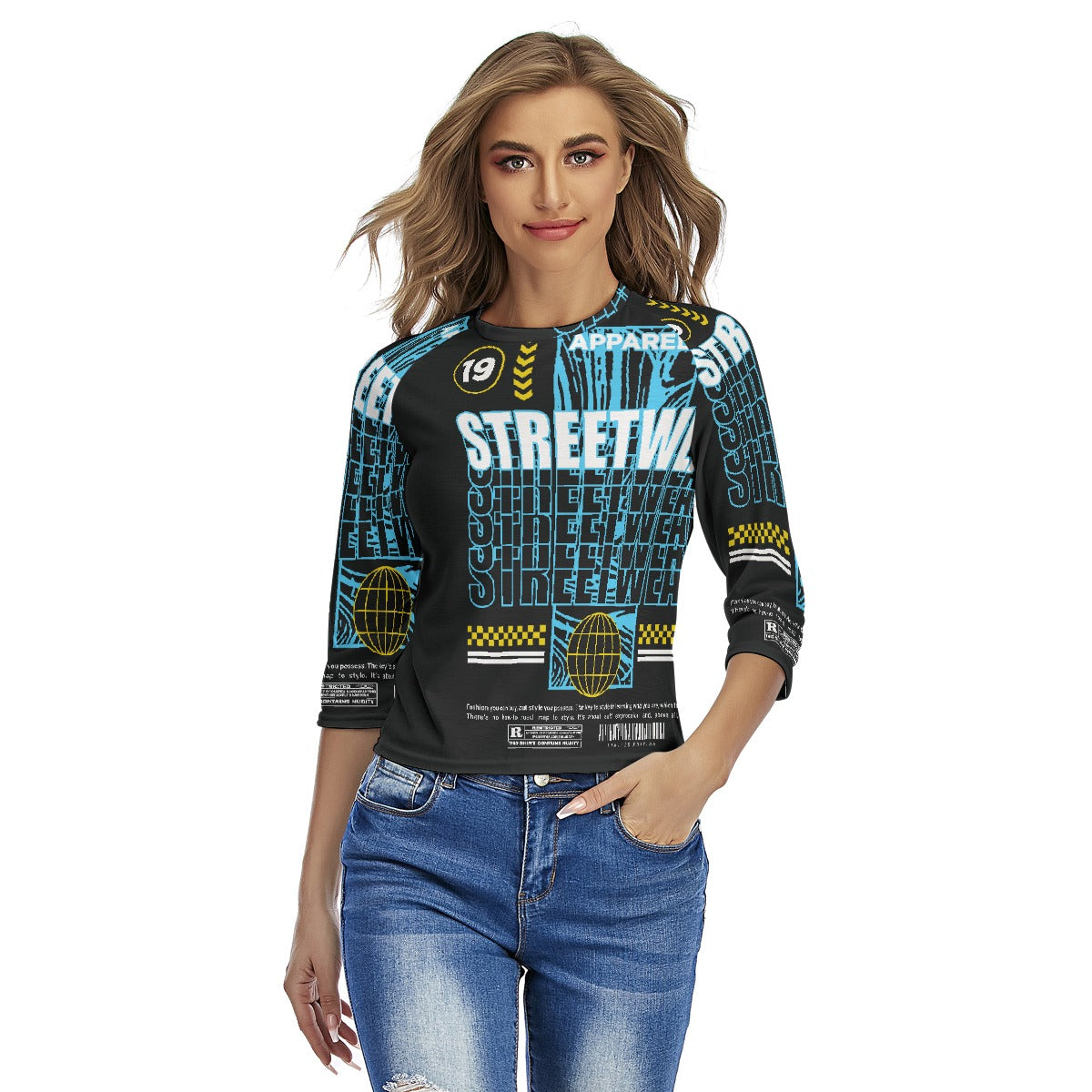 All-Over Print Women's Raglan Sleeves T-shirts