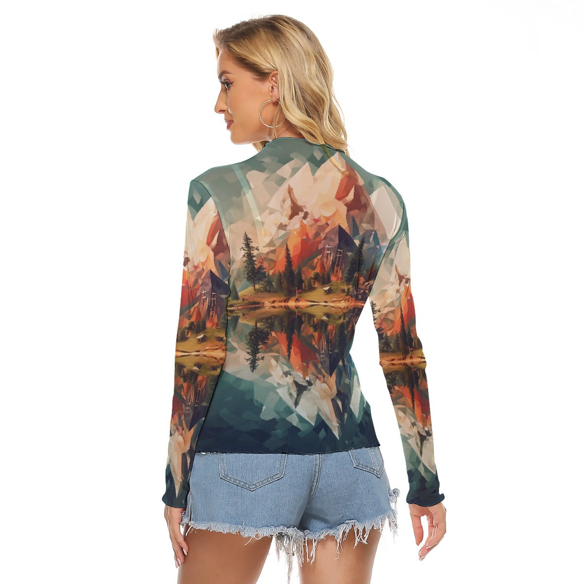 All-Over Print Women's Mesh T-shirt