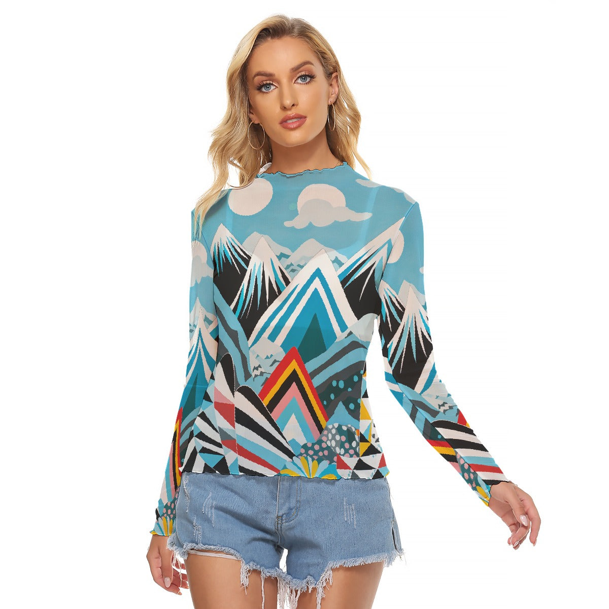 All-Over Print Women's Mesh T-shirt