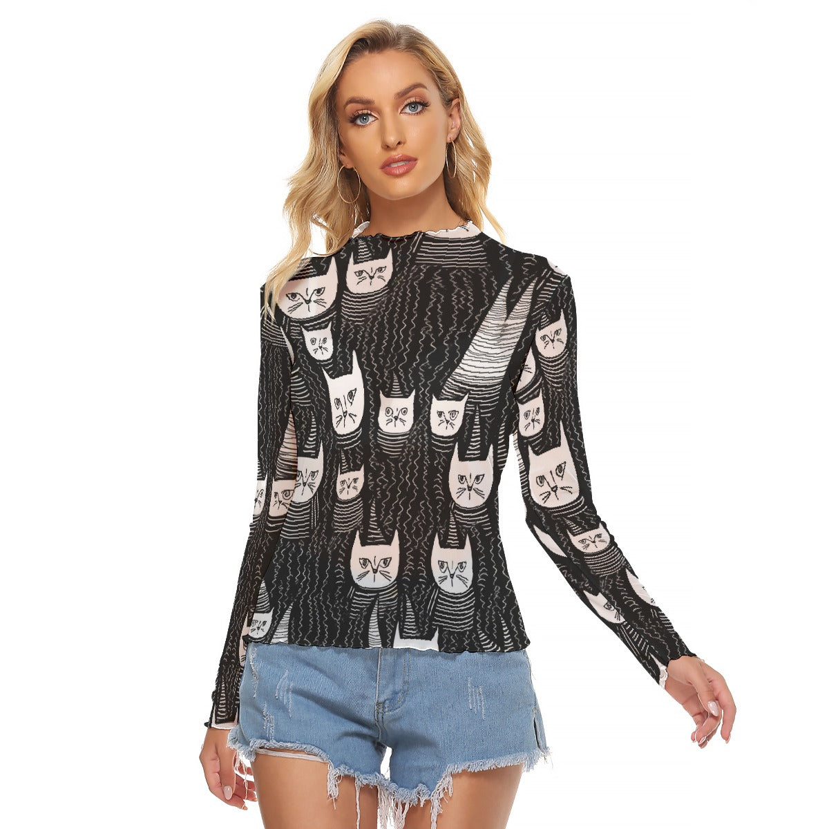 All-Over Print Women's Mesh T-shirt