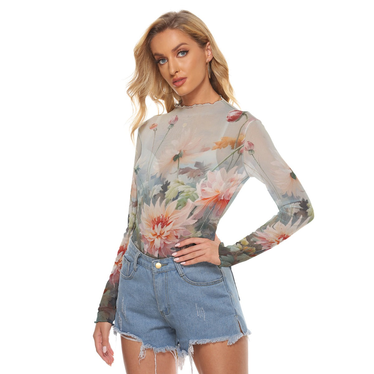 All-Over Print Women's Mesh T-shirt