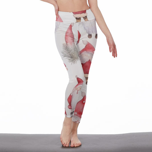 All-Over Print Women's High Waist Leggings | Side Stitch Closure