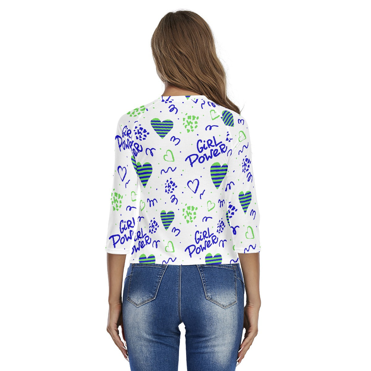 All-Over Print Women's Raglan Sleeves T-shirts