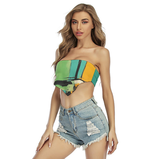 All-Over Print Women's Triangle Tube Top