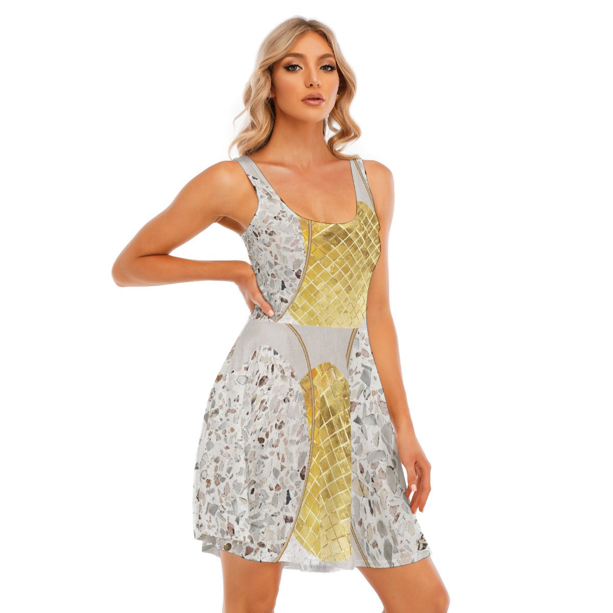 All-Over Print Women's Tank Vest Dress