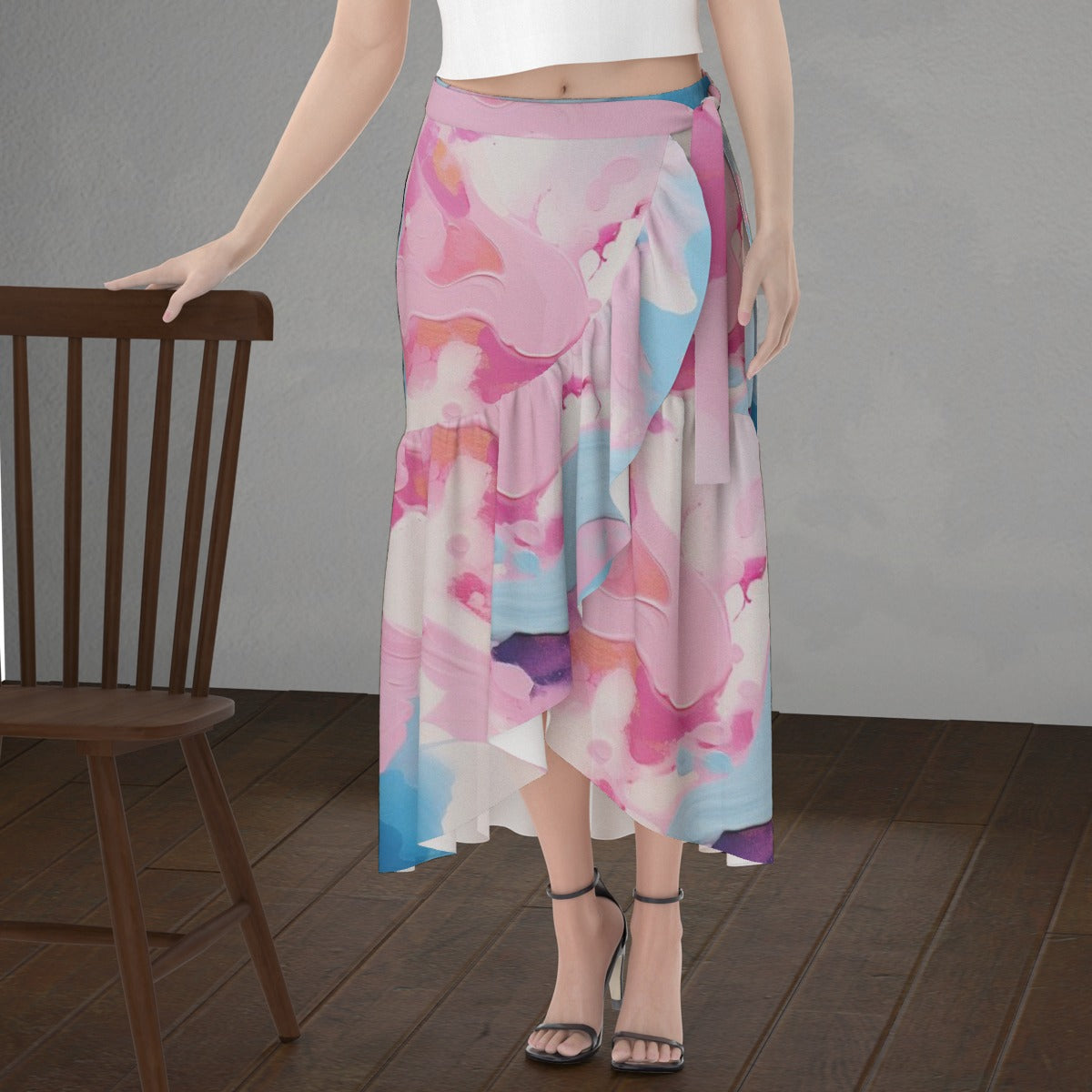 All-Over Print Women's Wrap Skirt