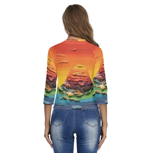 All-Over Print Women's Raglan Sleeves T-shirts