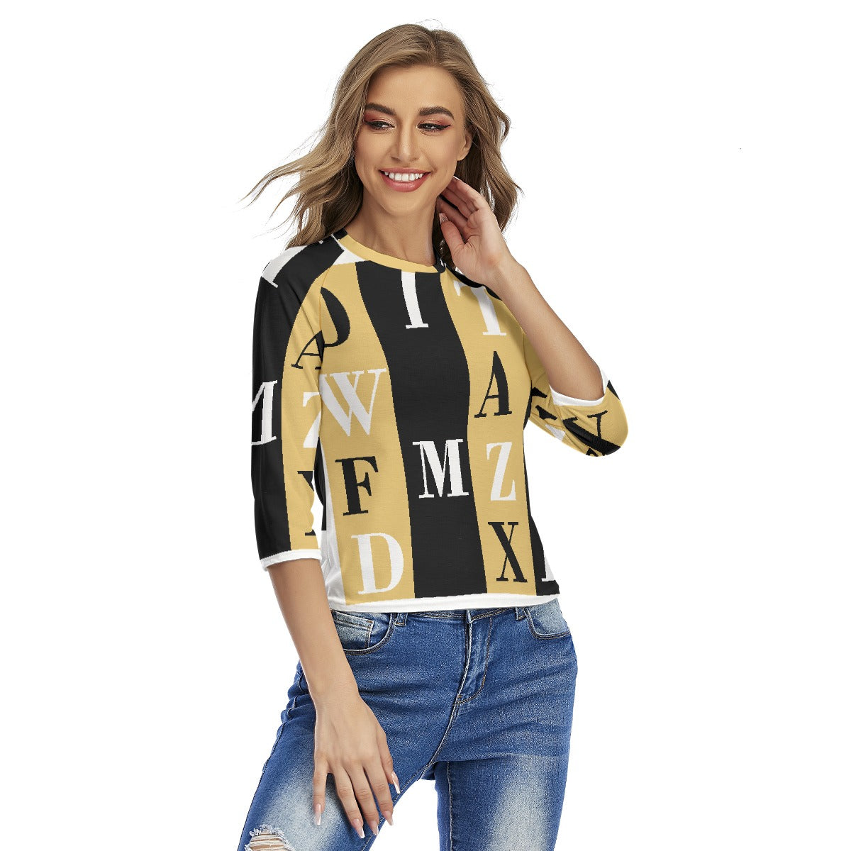 All-Over Print Women's Raglan Sleeves T-shirts