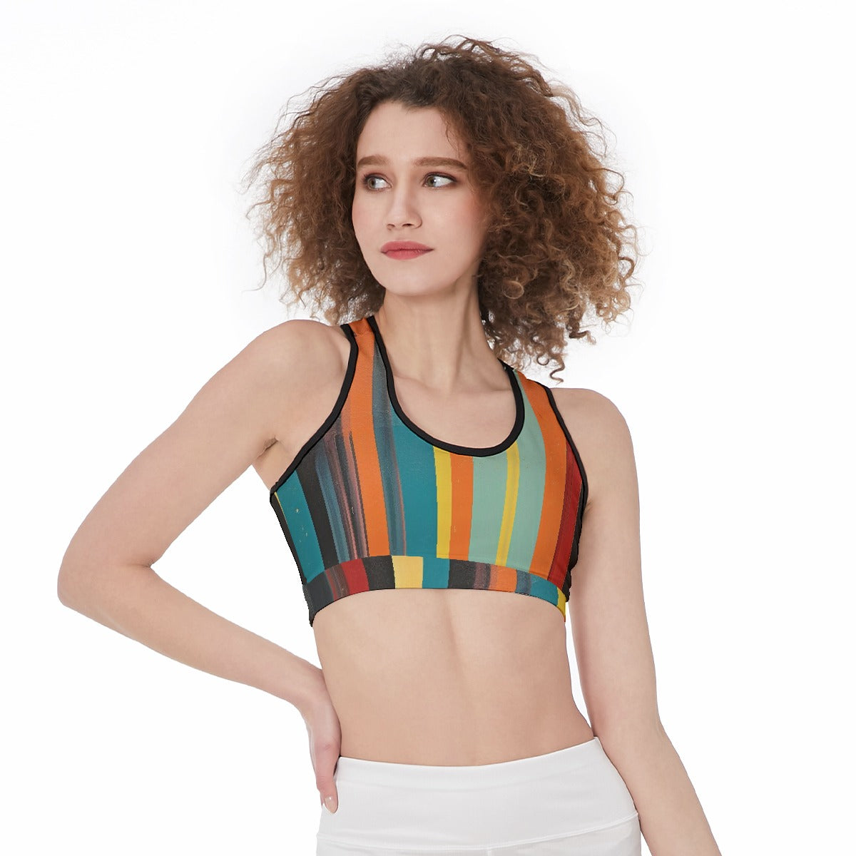 All-Over Print Sports Bra