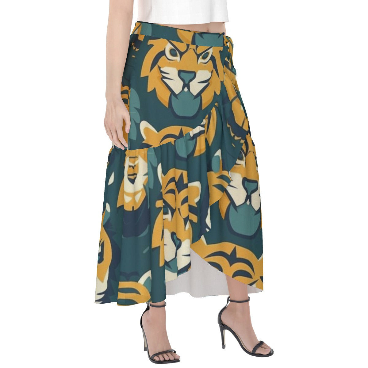 All-Over Print Women's Wrap Skirt