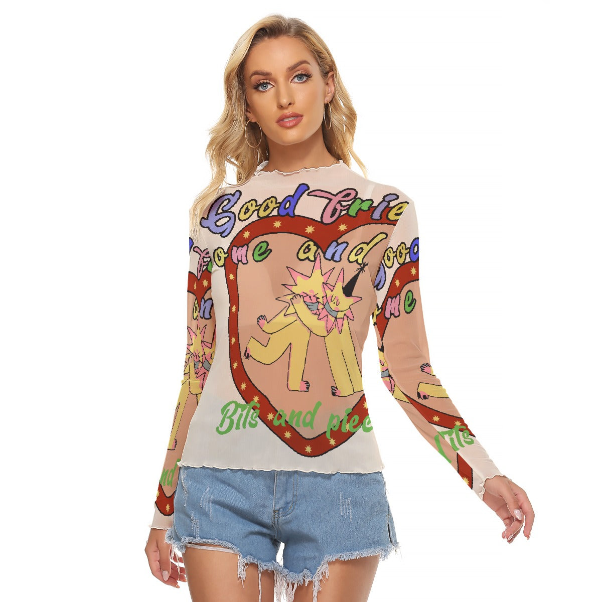 All-Over Print Women's Mesh T-shirt