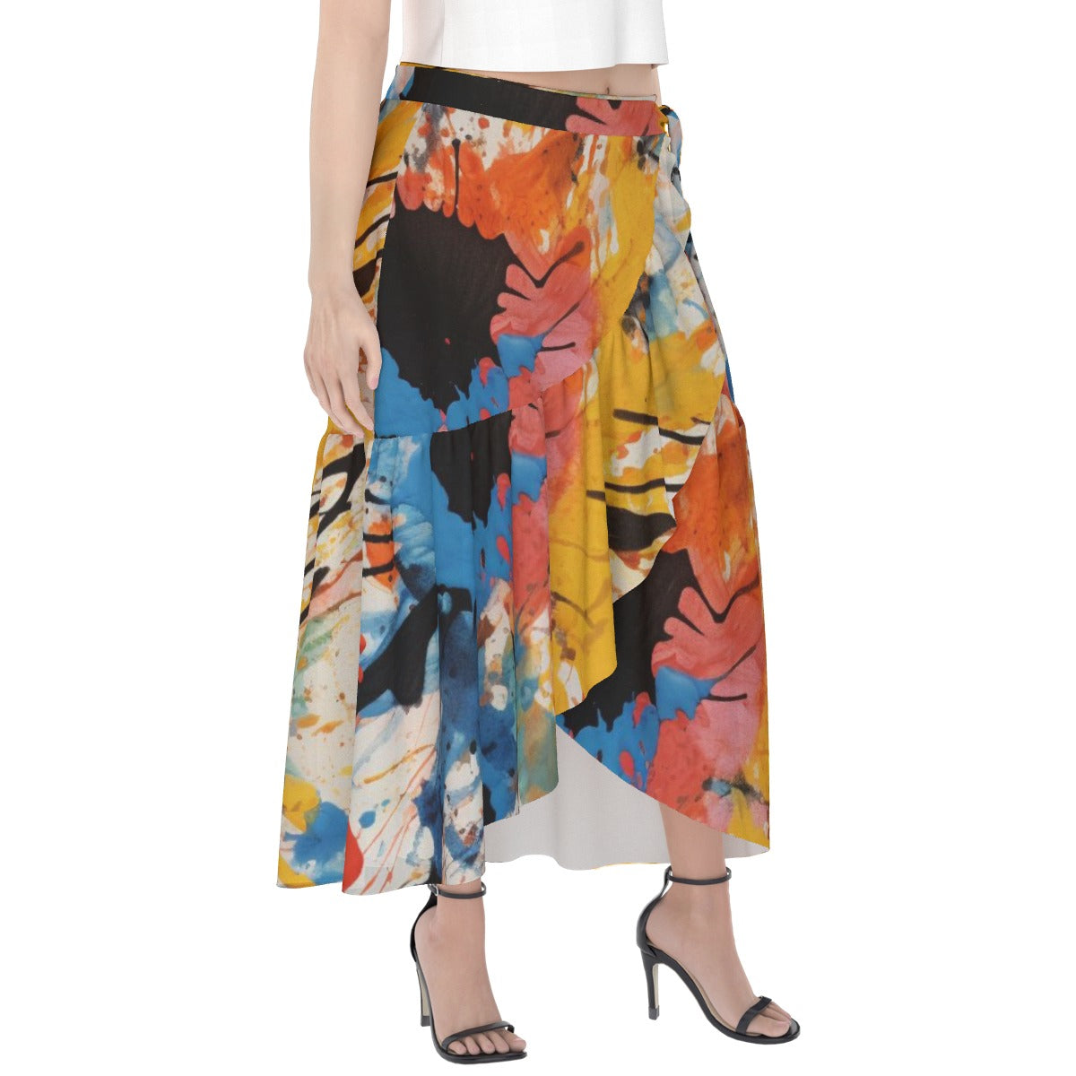 All-Over Print Women's Wrap Skirt