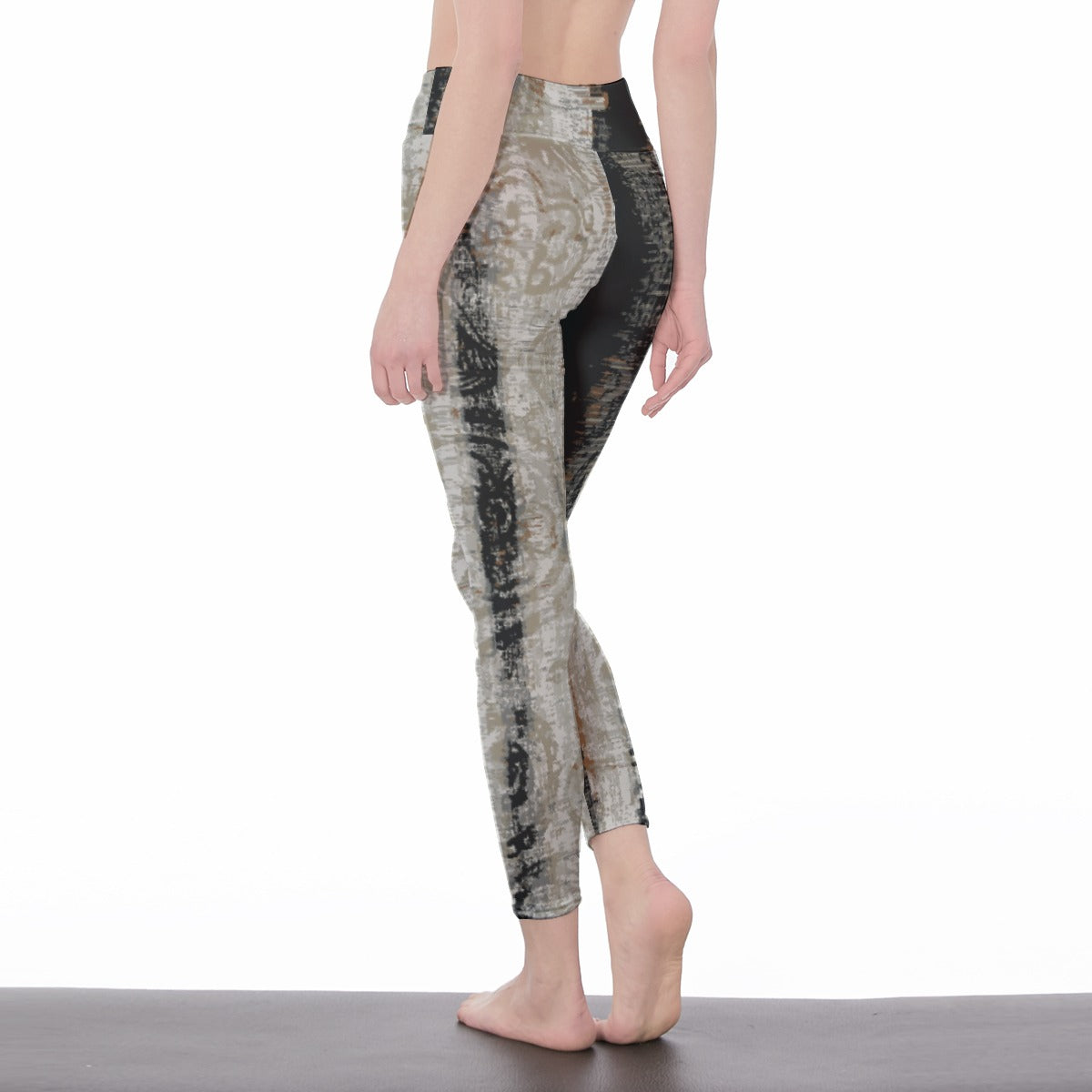 All-Over Print Women's High Waist Leggings | Side Stitch Closure