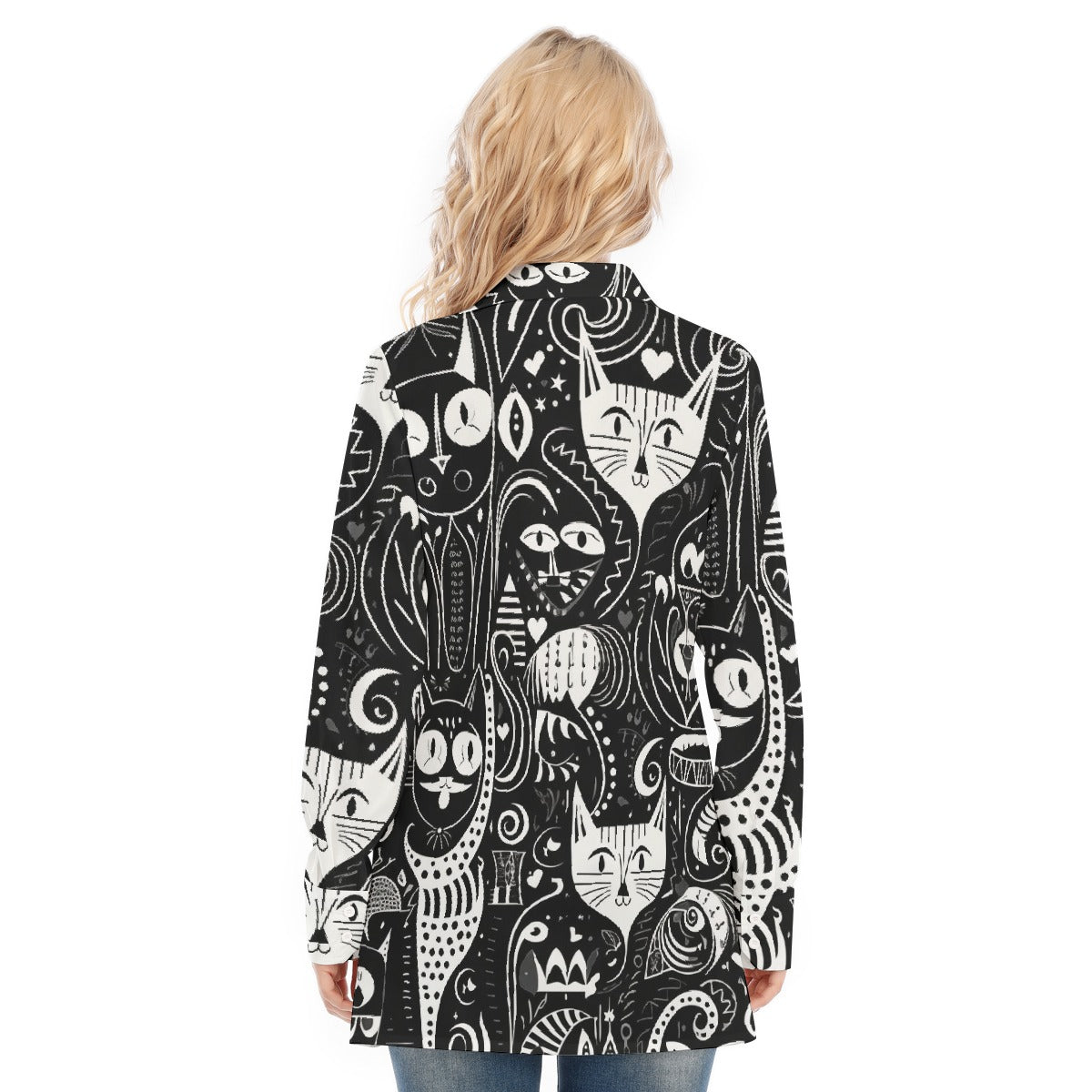 All-Over Print Women's Long Shirt