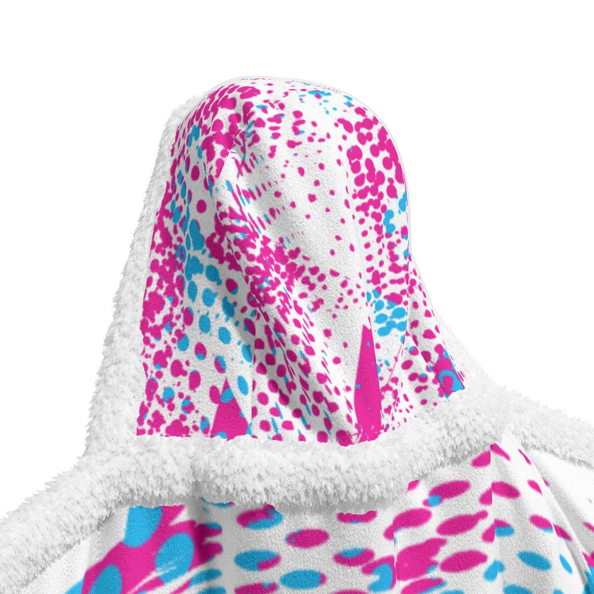 All-Over Print Unisex Wearable Hooded Blanket