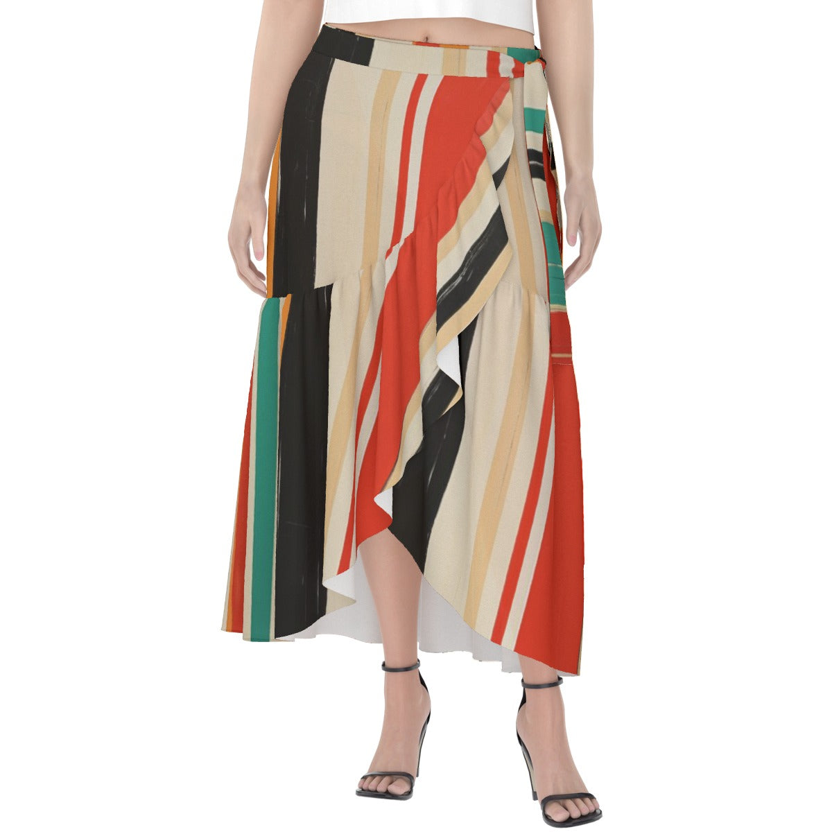 All-Over Print Women's Wrap Skirt