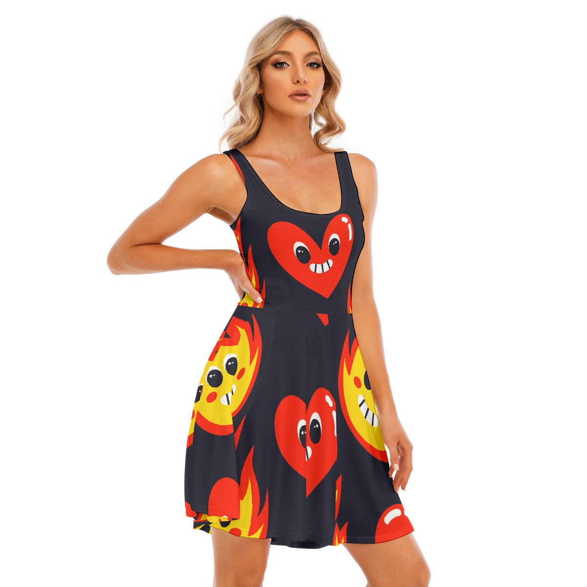 All-Over Print Women's Tank Vest Dress