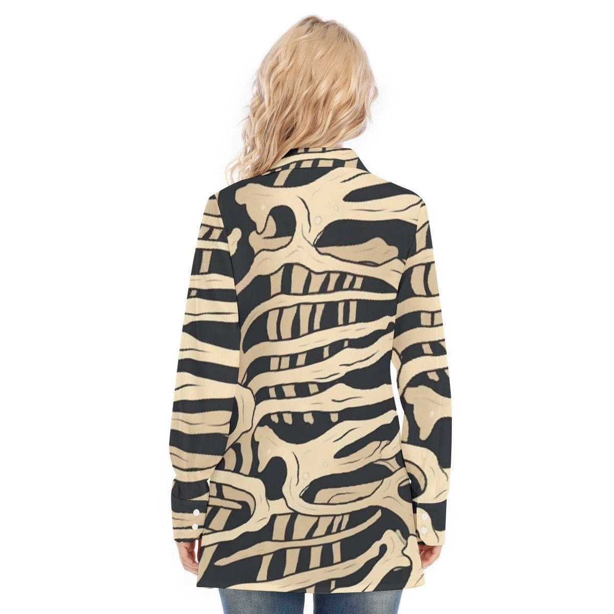 All-Over Print Women's Long Shirt