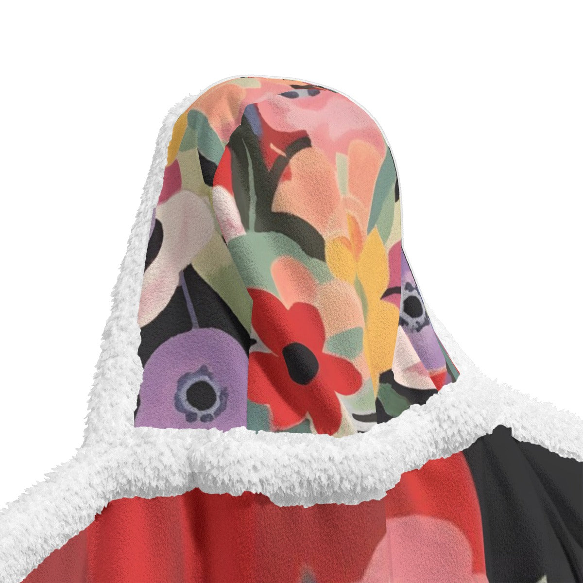 All-Over Print Unisex Wearable Hooded Blanket