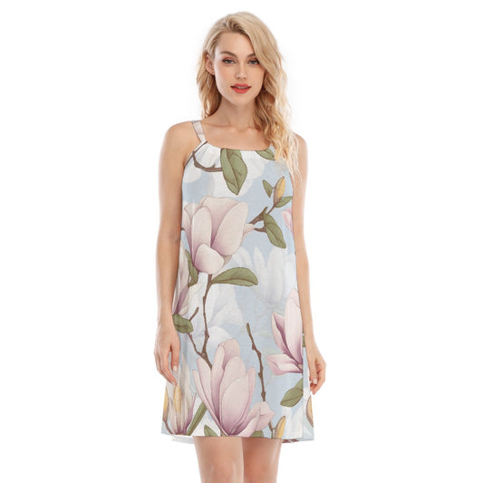 All-Over Print Women's O-neck Cami Dress