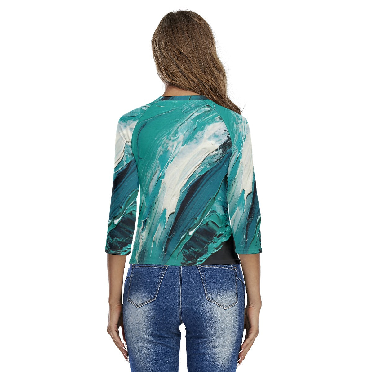 All-Over Print Women's Raglan Sleeves T-shirts