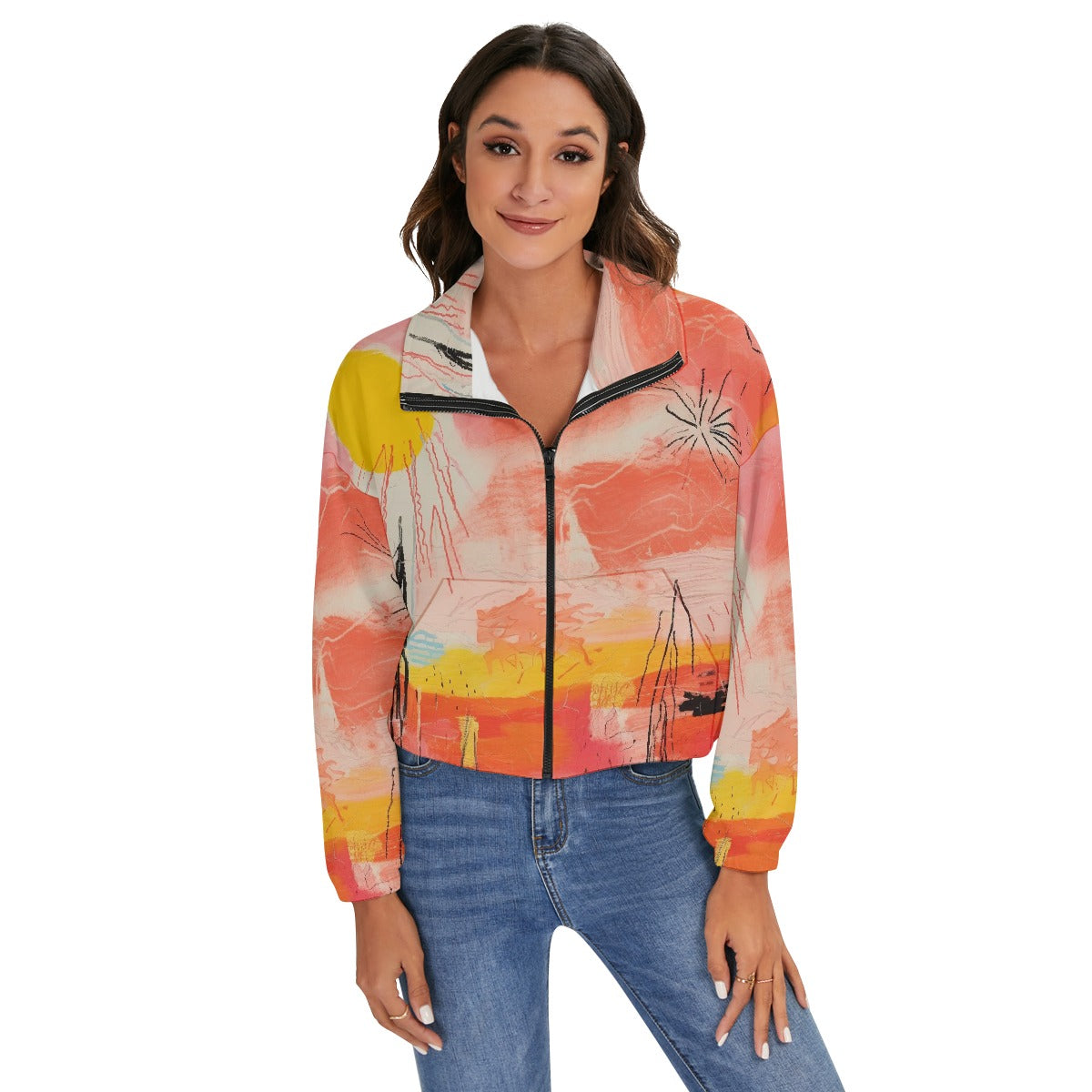 All-Over Print Women's Zip Jacket