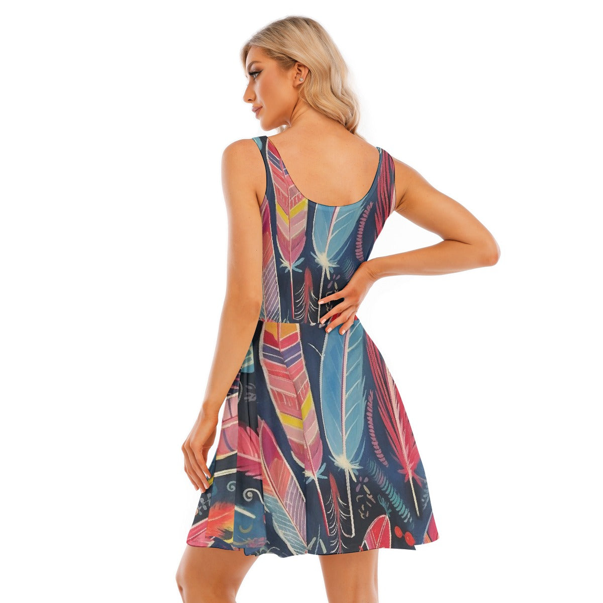 All-Over Print Women's Tank Vest Dress