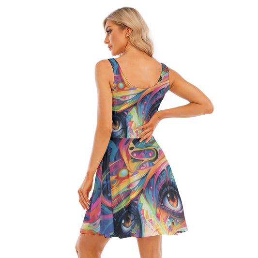 All-Over Print Women's Tank Vest Dress