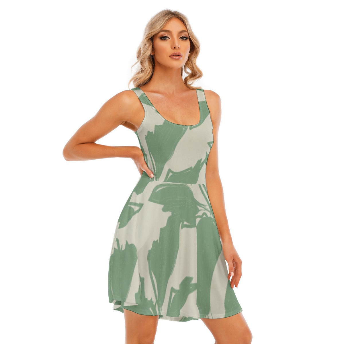 All-Over Print Women's Tank Vest Dress