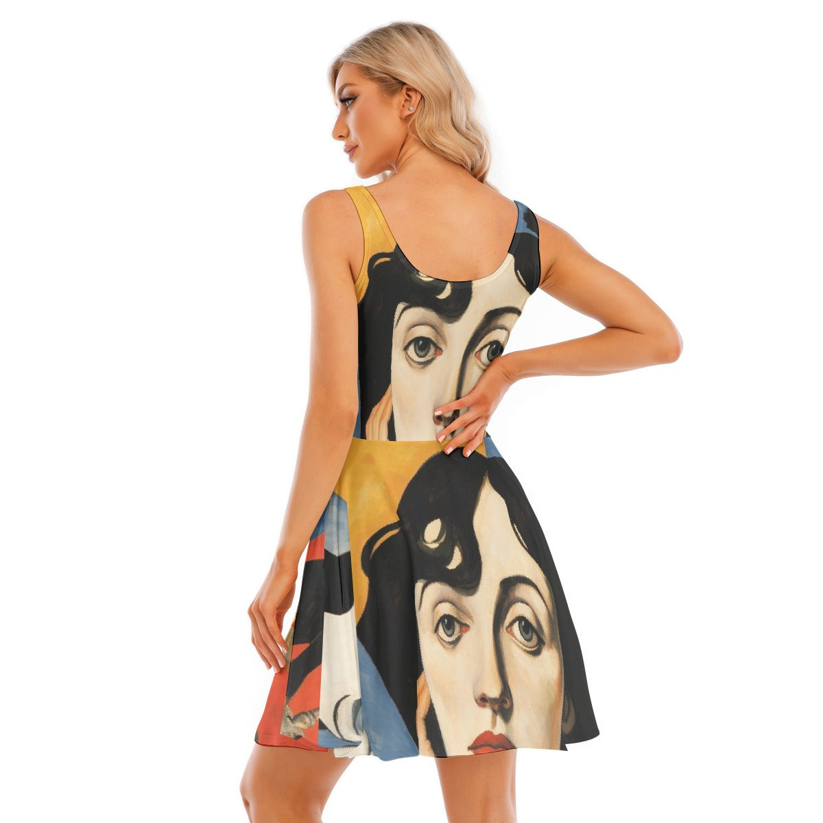 All-Over Print Women's Tank Vest Dress