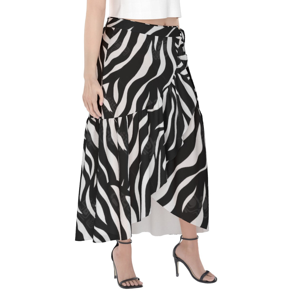 All-Over Print Women's Wrap Skirt