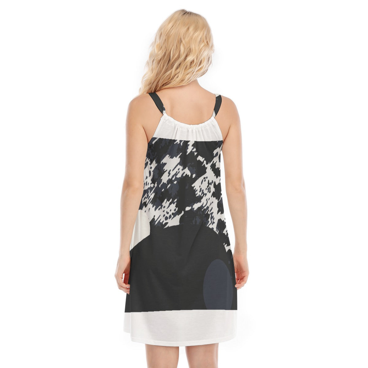 All-Over Print Women's O-neck Cami Dress