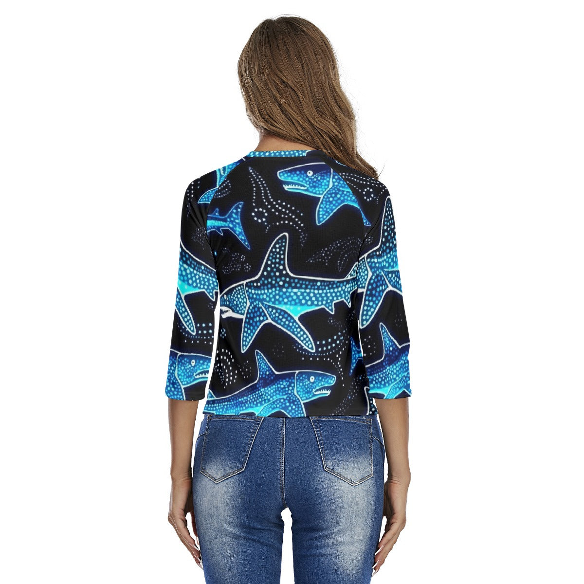 All-Over Print Women's Raglan Sleeves T-shirts