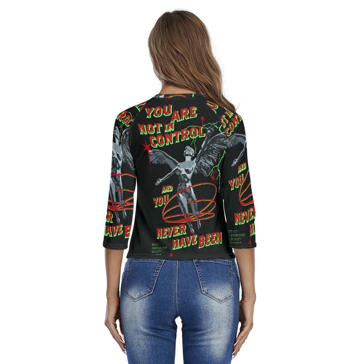 All-Over Print Women's Raglan Sleeves T-shirts