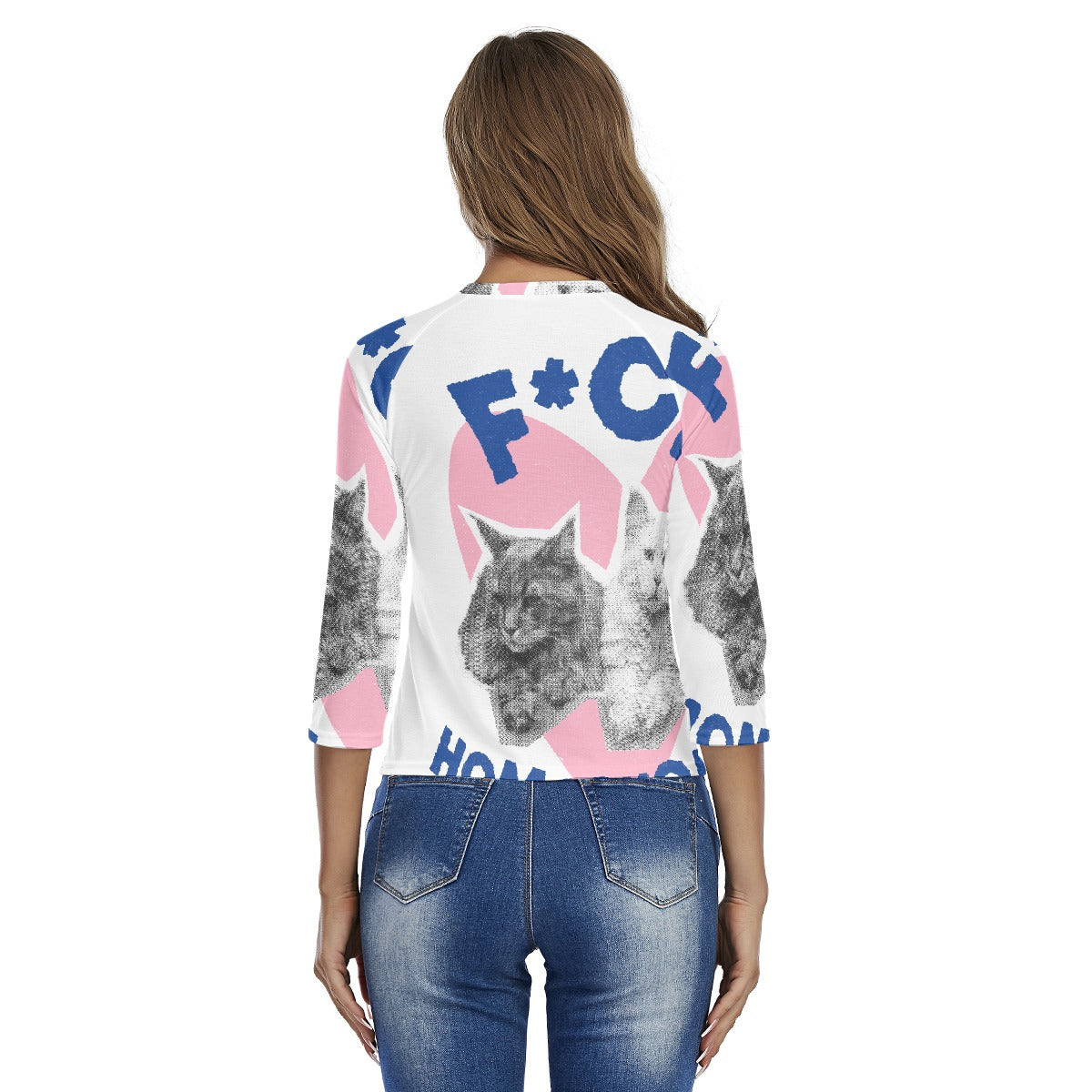 All-Over Print Women's Raglan Sleeves T-shirts