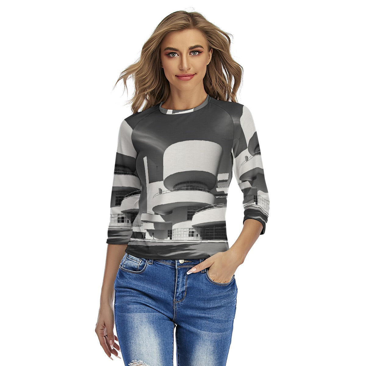 All-Over Print Women's Raglan Sleeves T-shirts