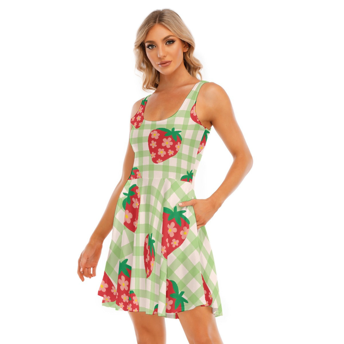 All-Over Print Women's Tank Vest Dress